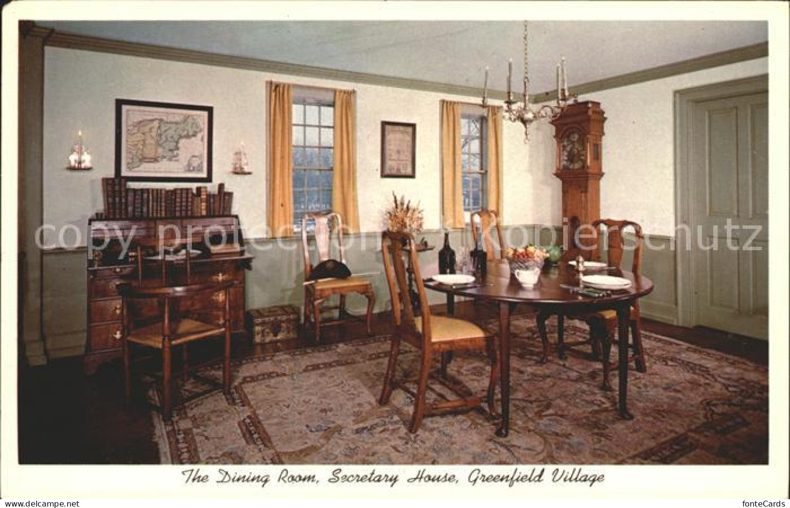 71990983 Dearborn_Michigan Dining Room Greenfield Village Secretary House - Other & Unclassified