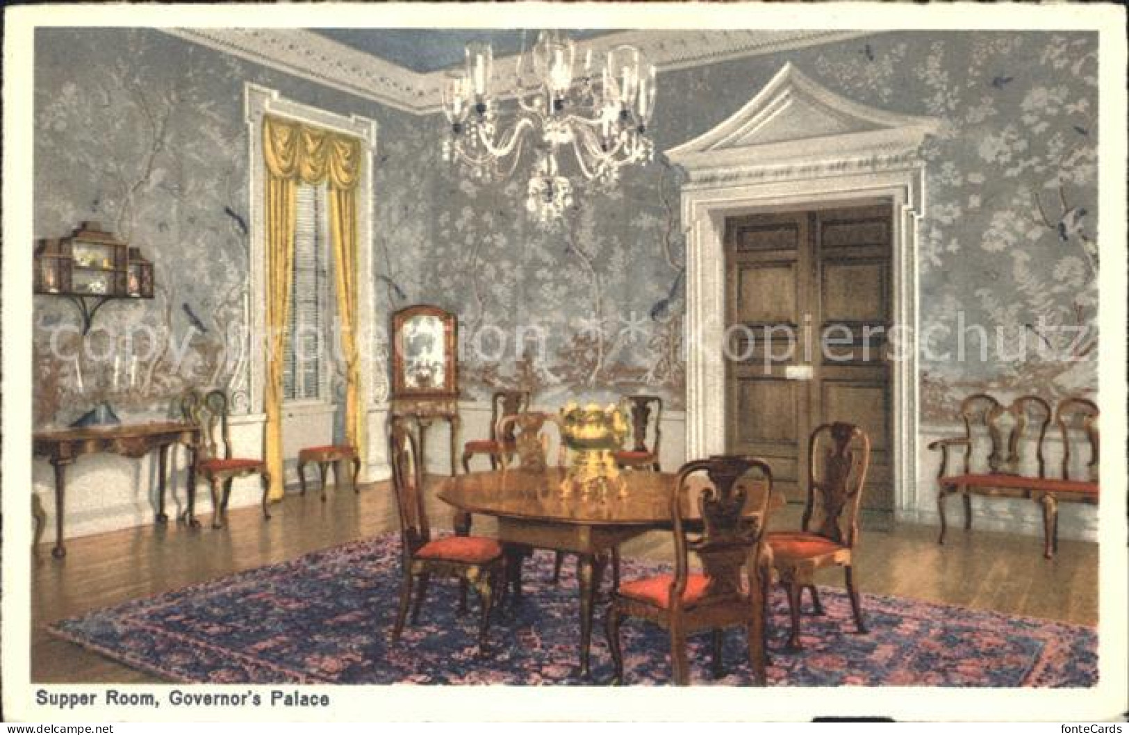 71990978 Williamsburg_Virginia Supper Room Governors Palace - Altri & Non Classificati