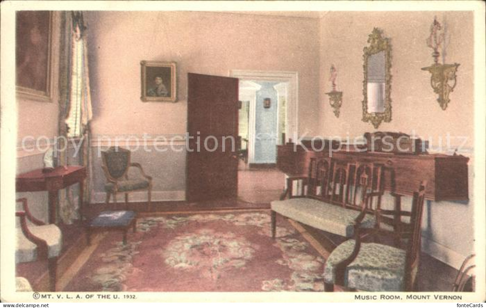 71990964 Mount_Vernon_Virginia Music Room - Other & Unclassified