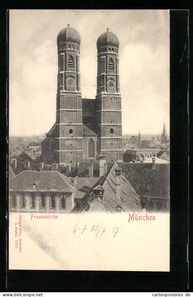 AK München, Frauenkirche, Gesamtansicht  - Otros & Sin Clasificación