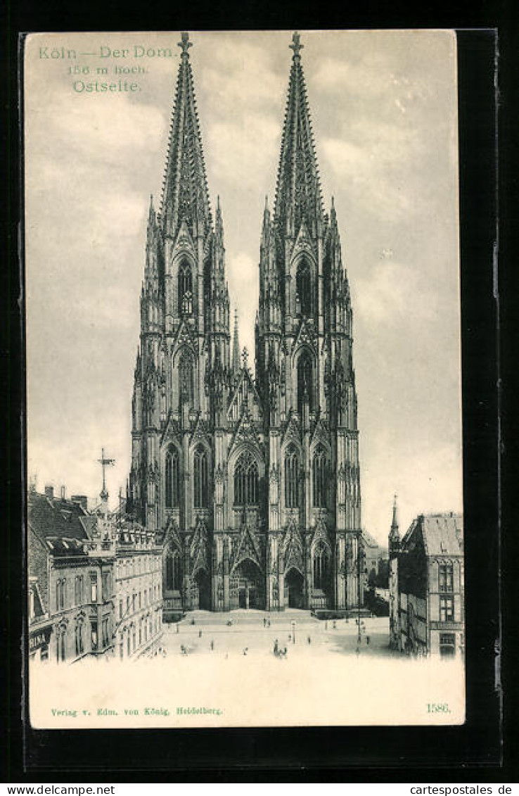 AK Köln, Dom, Ostseite  - Andere & Zonder Classificatie