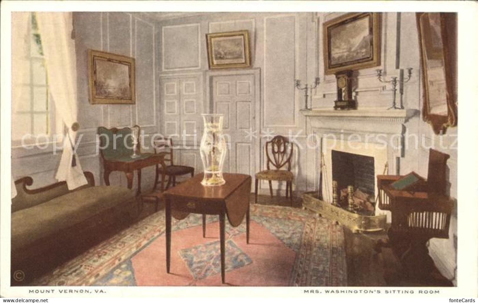 71990949 Mount_Vernon_Virginia Mrs. Washingtons Sitting Room - Andere & Zonder Classificatie