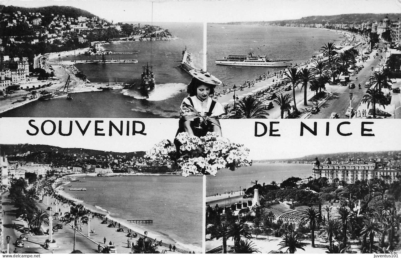 CPSM Souvenir De Nice-Multivues    L2887 - Viste Panoramiche, Panorama