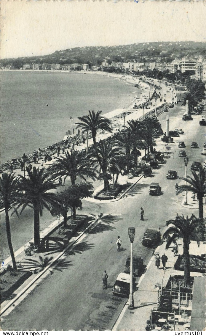 CPSM Nice-La Promenade Des Anglais-Timbre    L2887 - Parcs Et Jardins