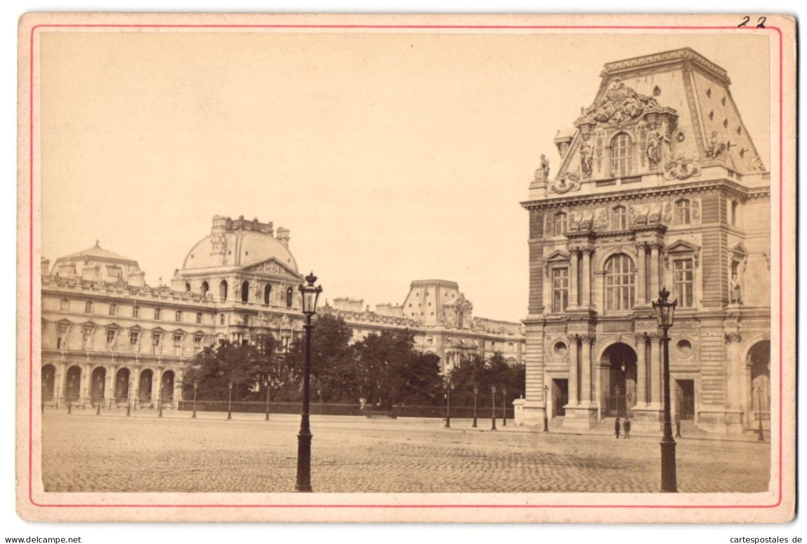 Photo A. Hautecoeur, Paris,  Vue De Paris, Vue General De Louvre  - Places