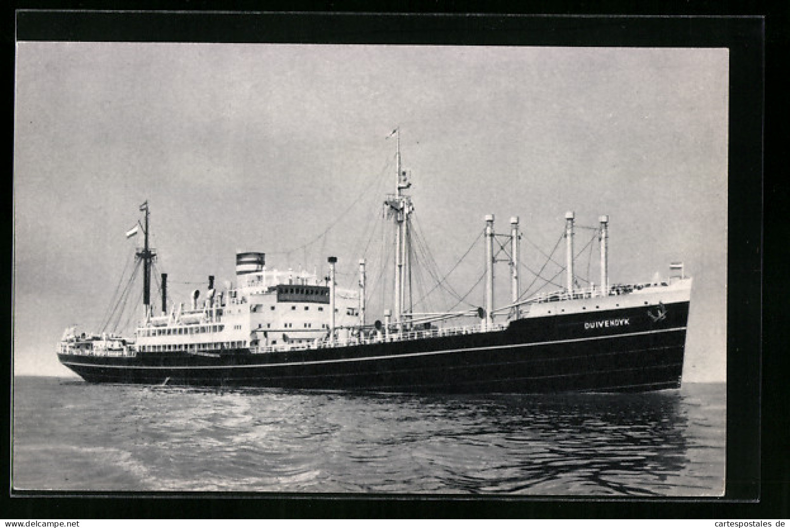 AK Handelsschiff SS Duivendyk Auf See  - Commercio