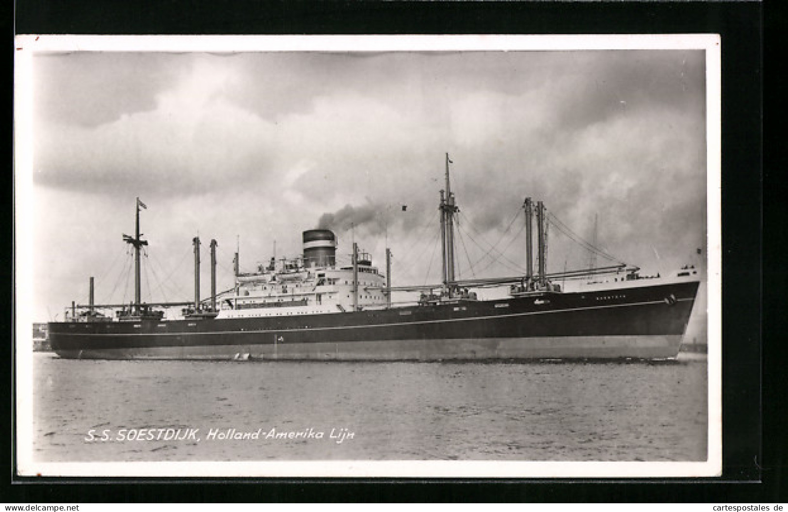 AK Handelsschiff SS Soestdijk, Holland-Amerika Lijn  - Cargos