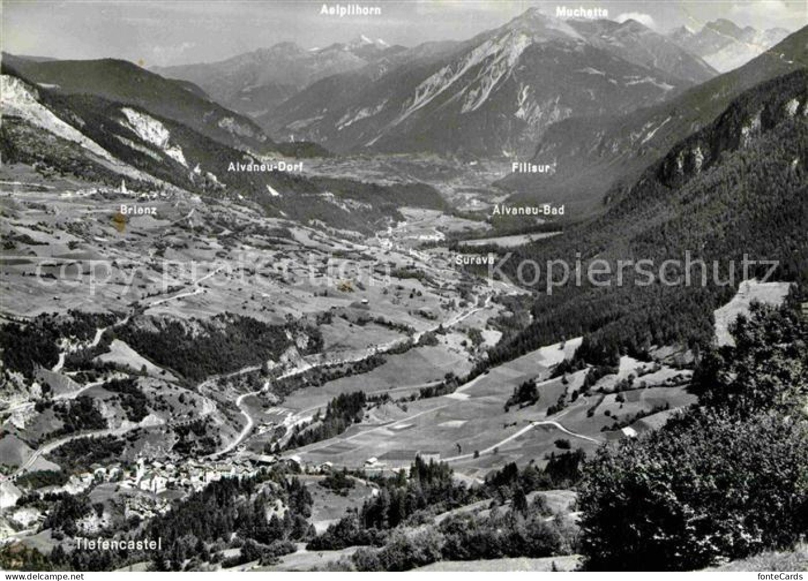 12875615 Tiefencastel Panorama Albulatal Alpen Tiefencastel - Altri & Non Classificati