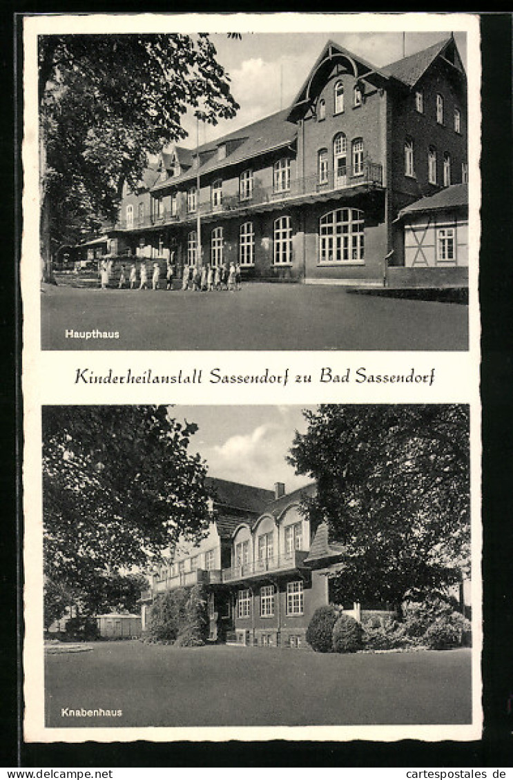 AK Bad Sassendorf, Kinderheilanstalt Sassendorf, Haupt- Und Knabenhaus  - Bad Sassendorf