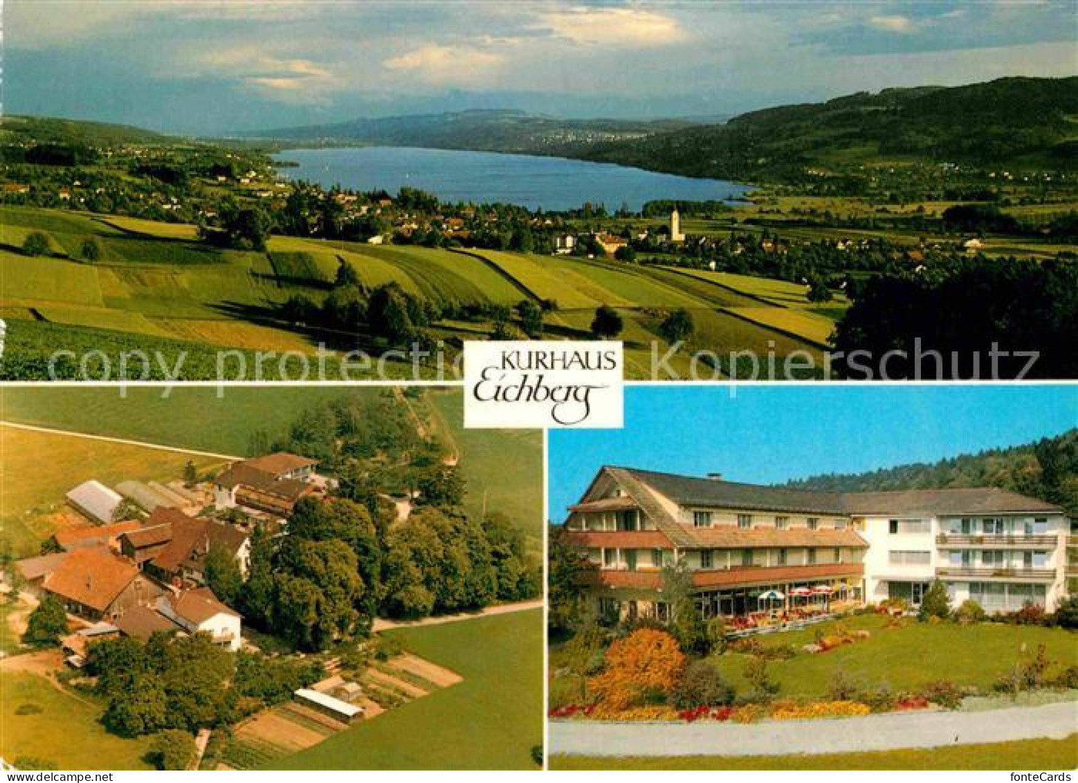 12861775 Seengen AG Panorama Mit Hallwilersee Kurhaus Eichberg Fliegeraufnahme S - Other & Unclassified