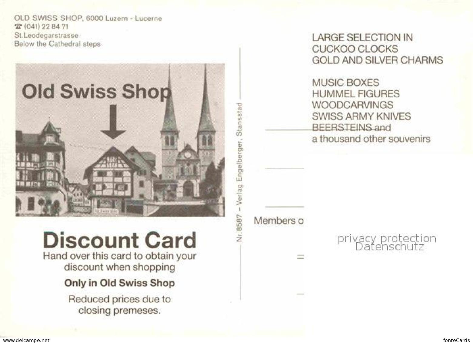 12814005 Luzern LU Old Swiss-Shop Luzern - Other & Unclassified