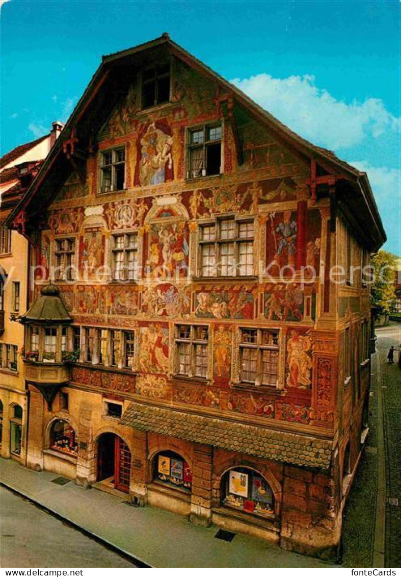 12786015 Schaffhausen SH Haus Zum Ritter Historisches Gebaeude Buergerhaus Schaf - Autres & Non Classés