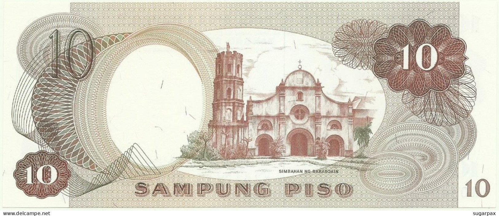Philippines - 10 Piso - ND ( 1970s ) - Pick 144.b - Unc. - Sign. 8 - Serie R - Philippines