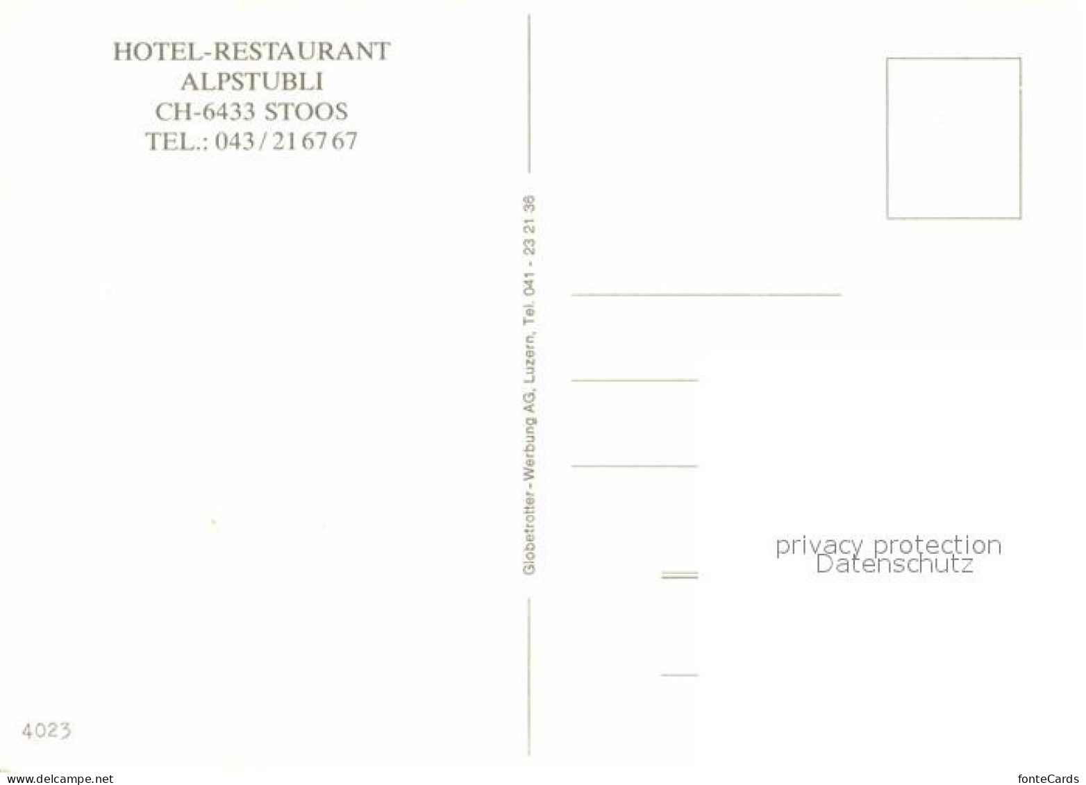 12768075 Stoos SZ Hotel Restaurant Alpstuebli Bar Gaststube Panorama Stoos SZ - Sonstige & Ohne Zuordnung