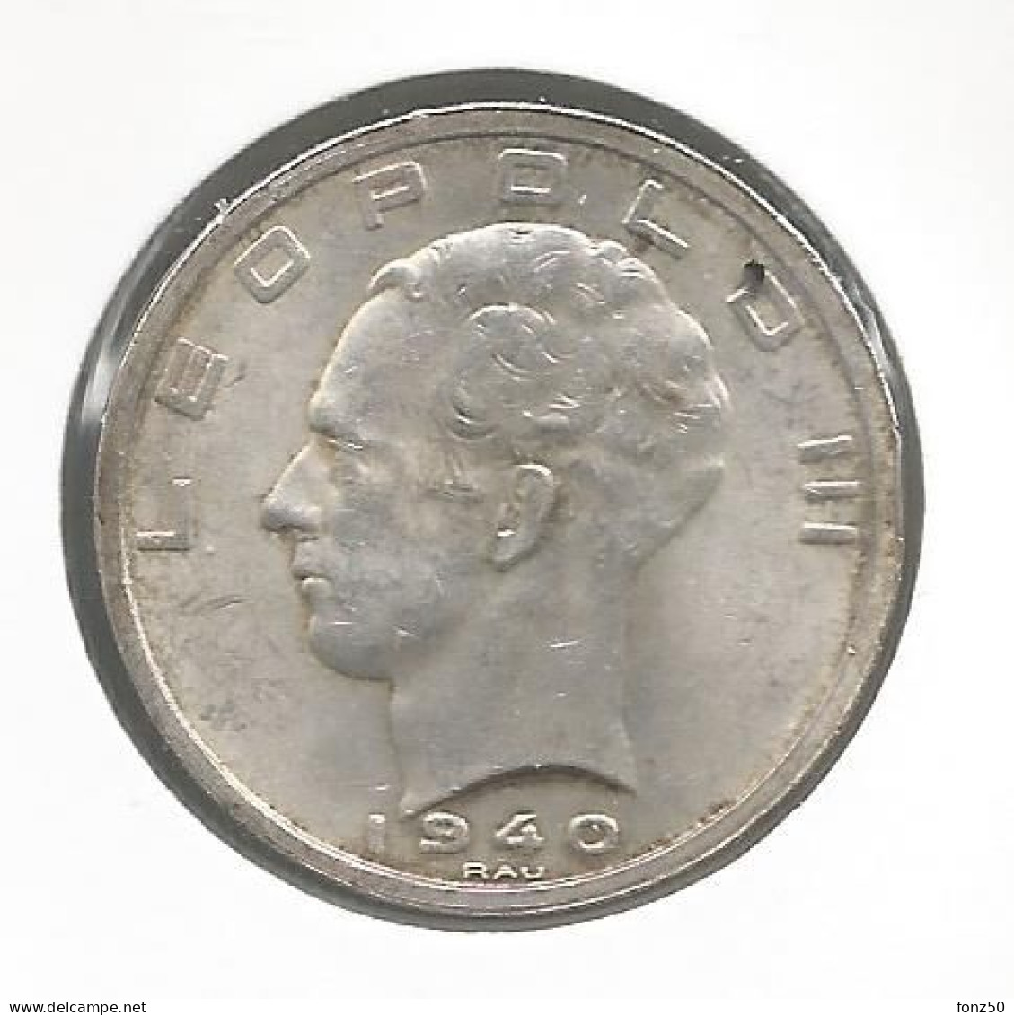 LEOPOLD III * 50 Frank 1939 Frans/vlaams  Pos.B * Nr 12940 - 50 Francs