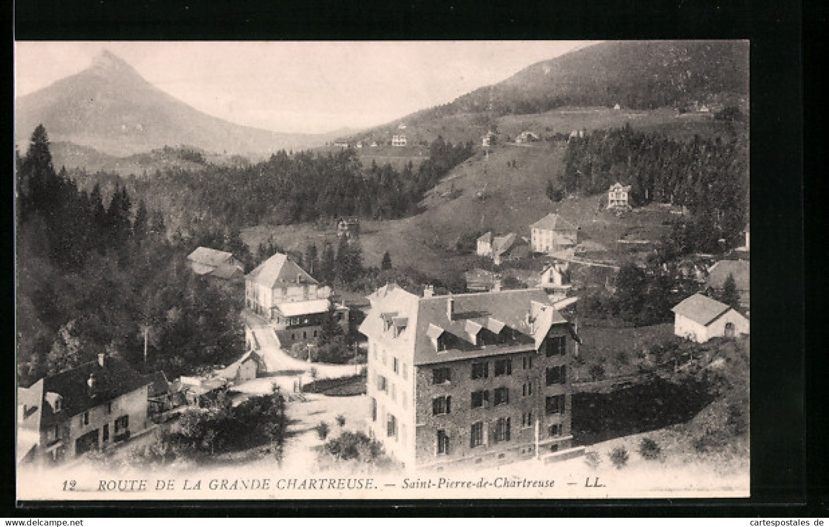 CPA St-Pierre-de-Chartreuse, Vue Générale Aérienne  - Chartreuse