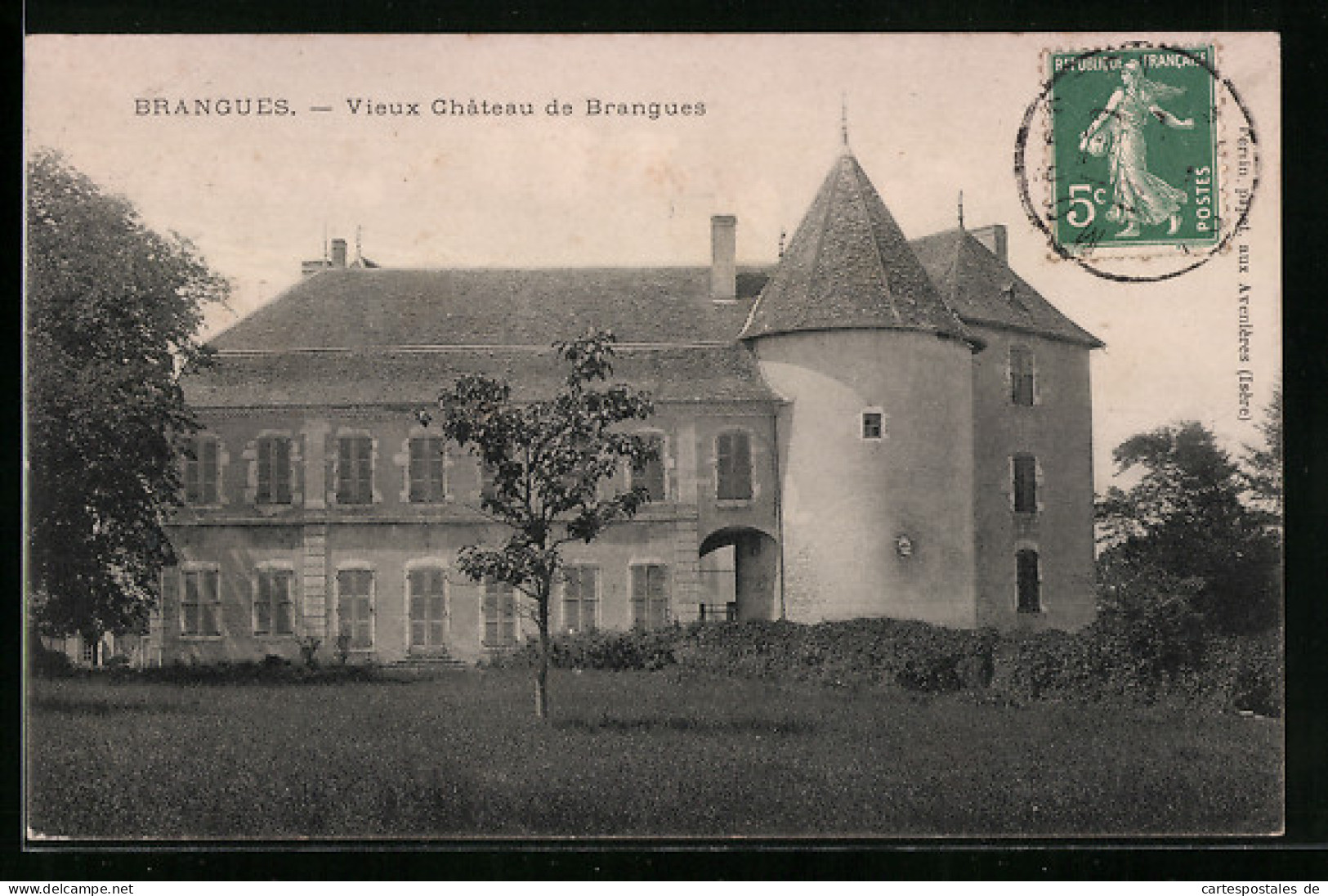 CPA Brangues, Vieux Château De Brangues  - Brangues