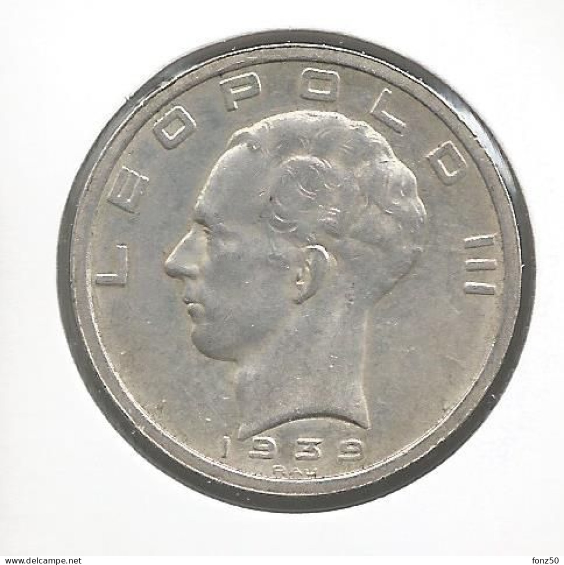 LEOPOLD III * 50 Frank 1939 Vlaams/frans  Pos.A * Nr 12948 - 50 Francs