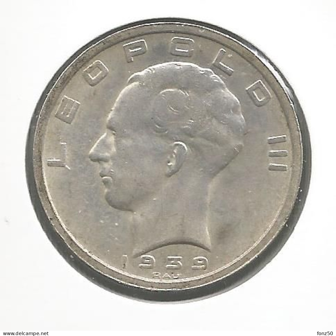 LEOPOLD III * 50 Frank 1939 Vlaams/frans  Pos.B * Nr 12951 - 50 Francs