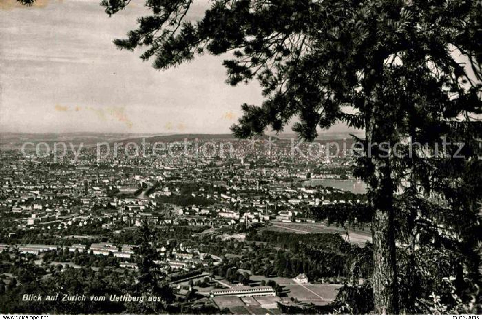 12737265 Zuerich ZH Blick Vom Uetliberg Zuerich - Sonstige & Ohne Zuordnung