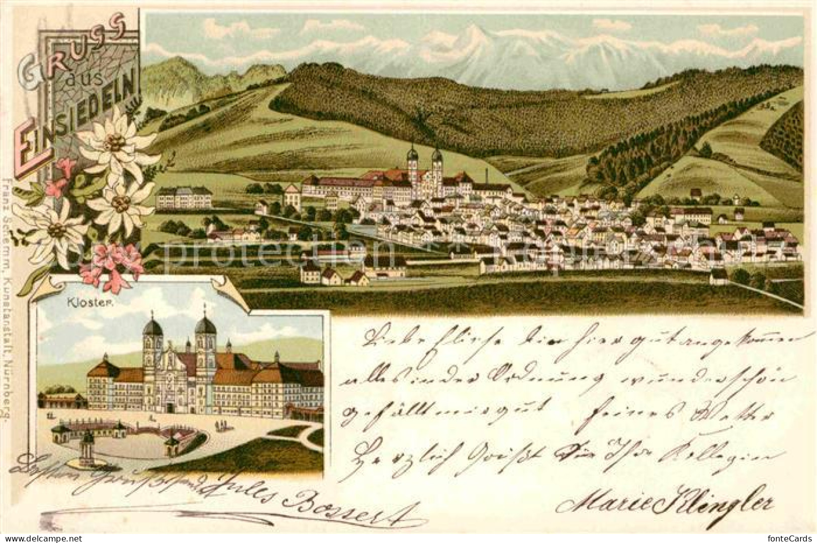 12734145 Einsiedeln SZ Kloster  Einsiedeln SZ - Andere & Zonder Classificatie