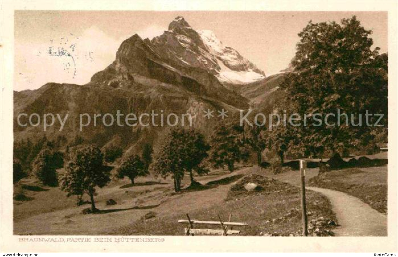 12733655 Braunwald GL Partie Beim Huettenberg Braunwald - Other & Unclassified