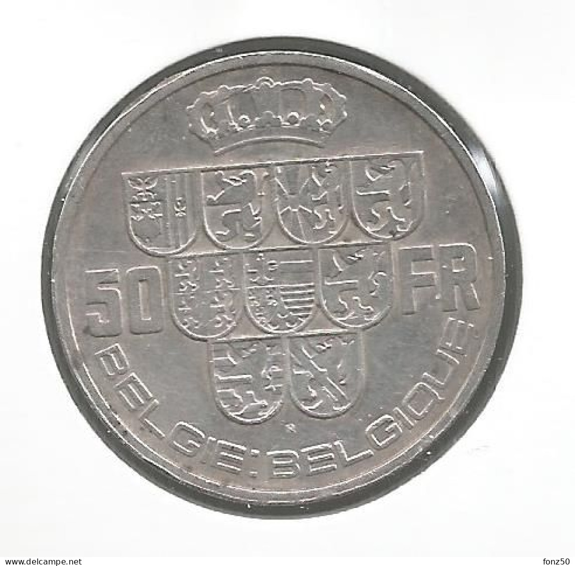 LEOPOLD III * 50 Frank 1940 Vlaams/frans  Pos.B * Nr 12962 - 50 Francs