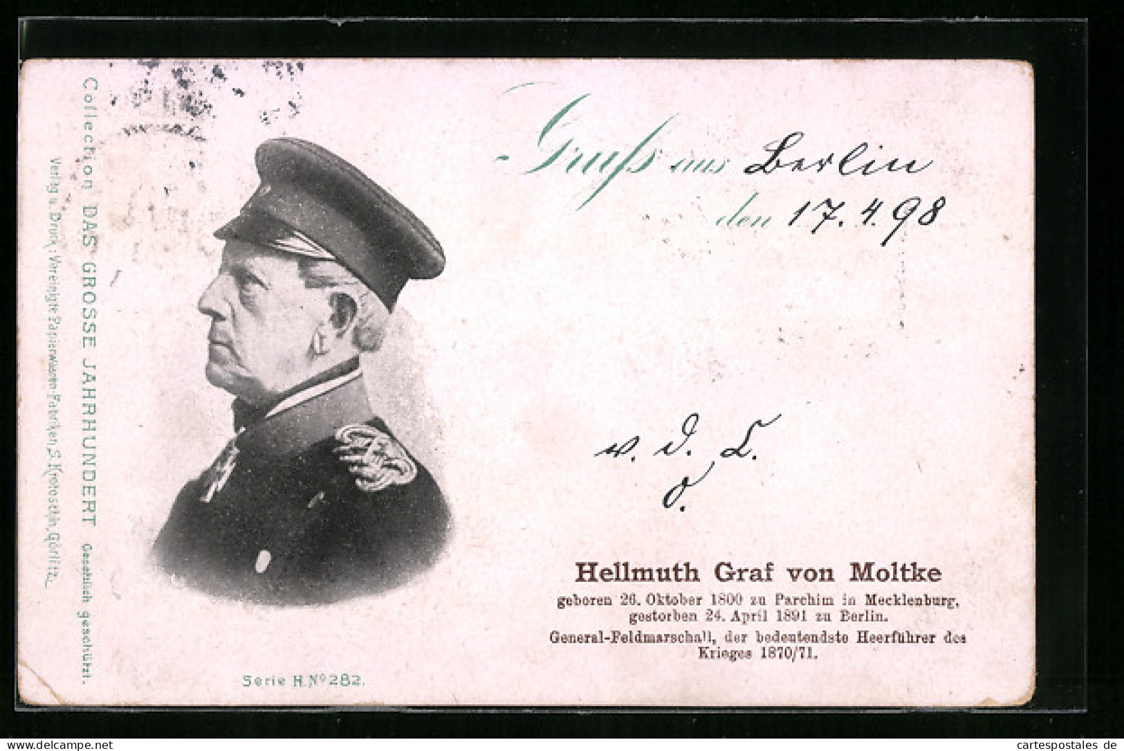 AK Heerführer Hellmuth Graf Von Moltke  - Other & Unclassified