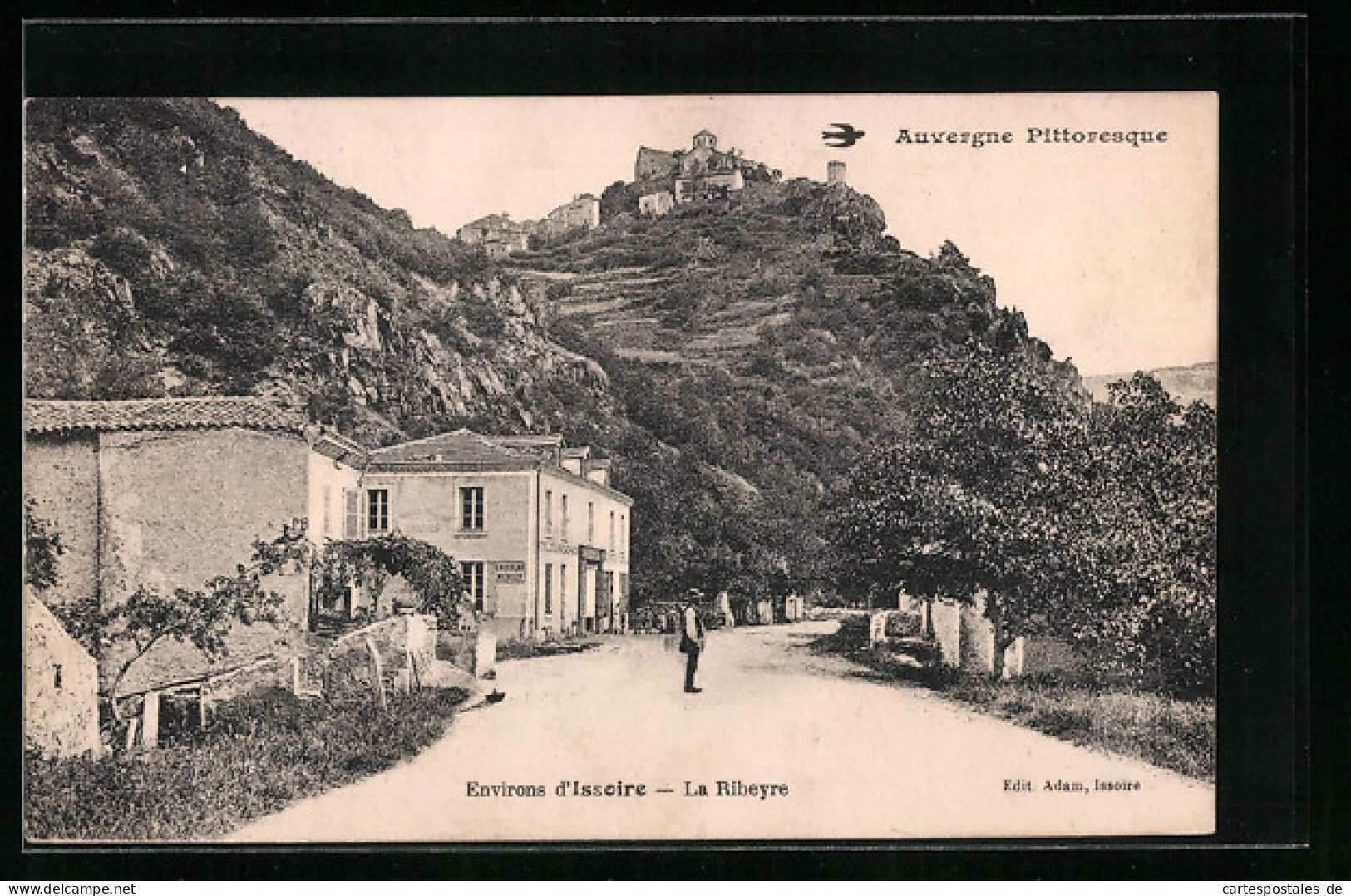 CPA La Ribeyre, Auvergne Pittoresque, Vue Générale  - Auvergne Types D'Auvergne