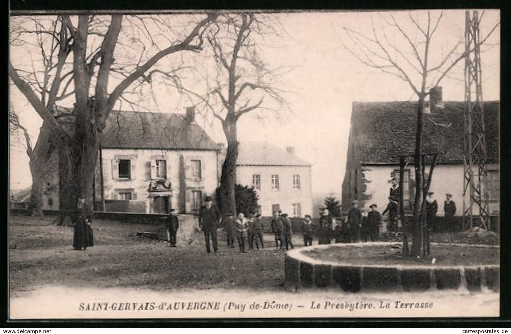 CPA Saint-Gervais-d`Auvergne, Le Presbytère, La Terrasse  - Saint Gervais D'Auvergne