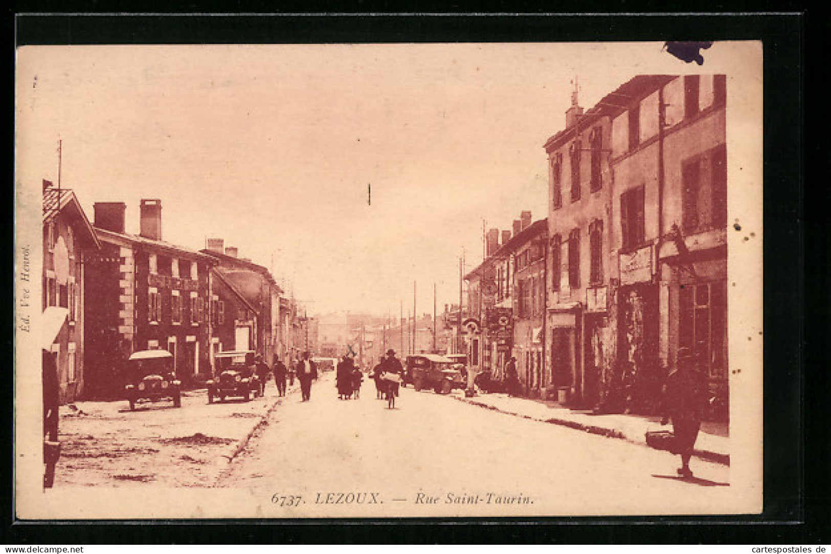 CPA Lezoux, Rue Saint-Taurin  - Lezoux