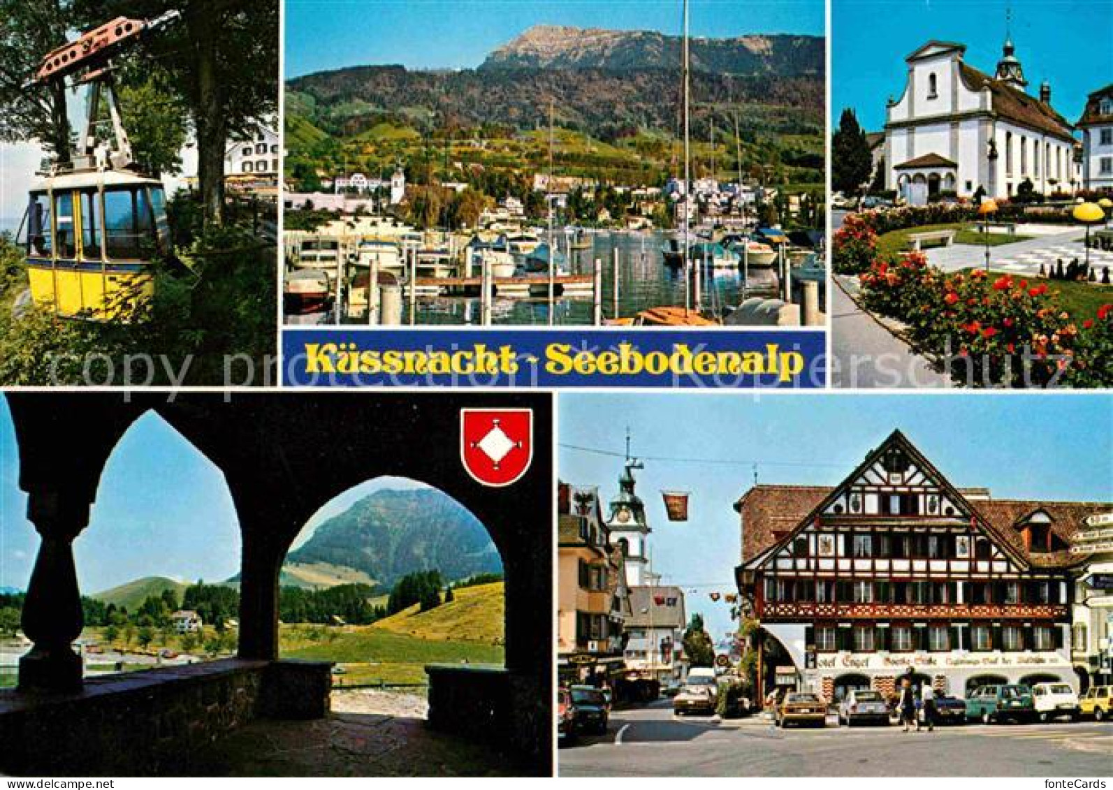 12677355 Kuessnacht Seebodenalp Seilbahn Hafen Vierwaldstaettersee Kuessnacht - Andere & Zonder Classificatie