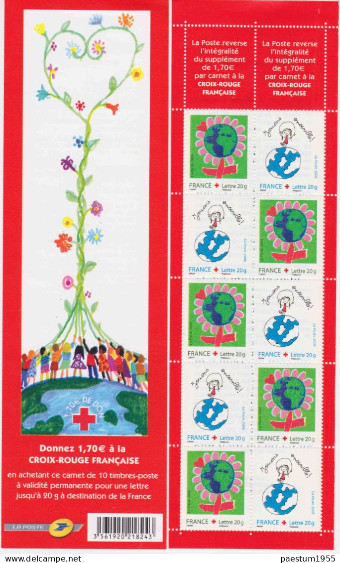 Carnet France Neuf** MNH 2006 Croix-Rouge Française : Jouons Ensemble CR2055 - Red Cross