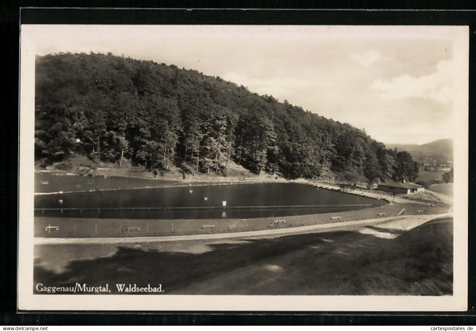 AK Gaggenau /Murgtal, Blick Auf Das Waldseebad  - Gaggenau