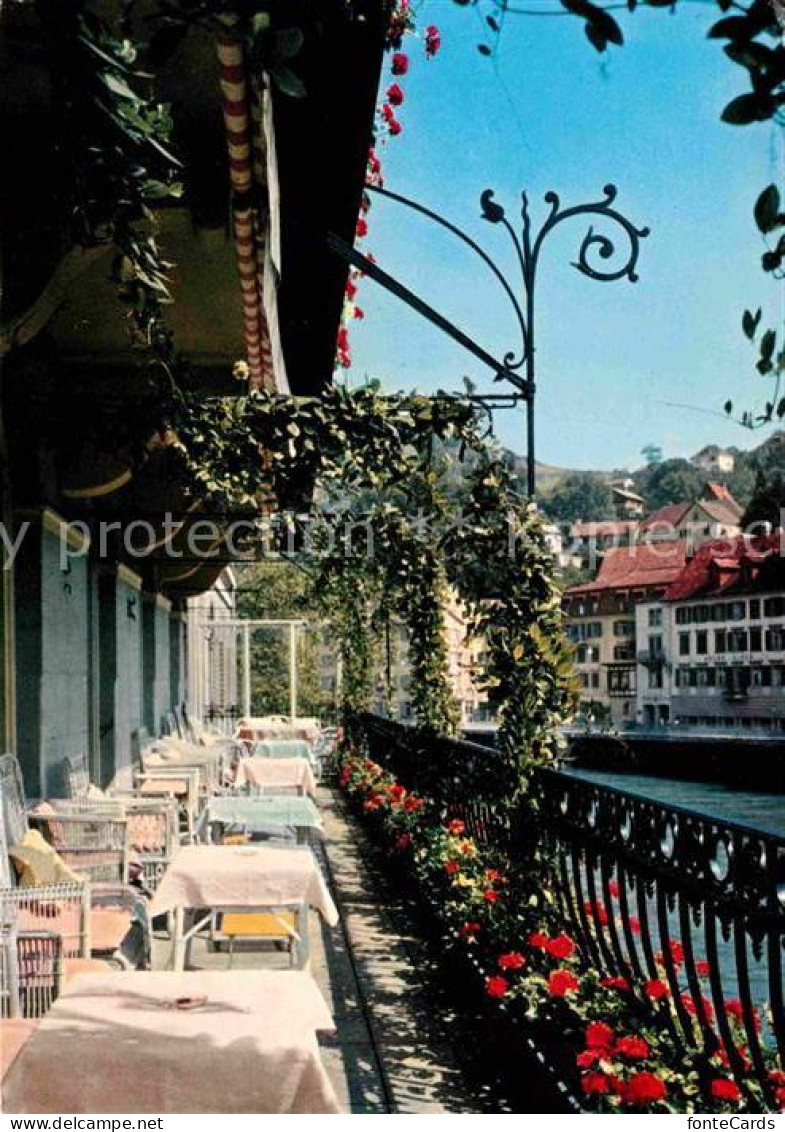 12623275 Baden AG Badhotel Limmathof Terrasse Ueber Die Limmat Baden - Sonstige & Ohne Zuordnung