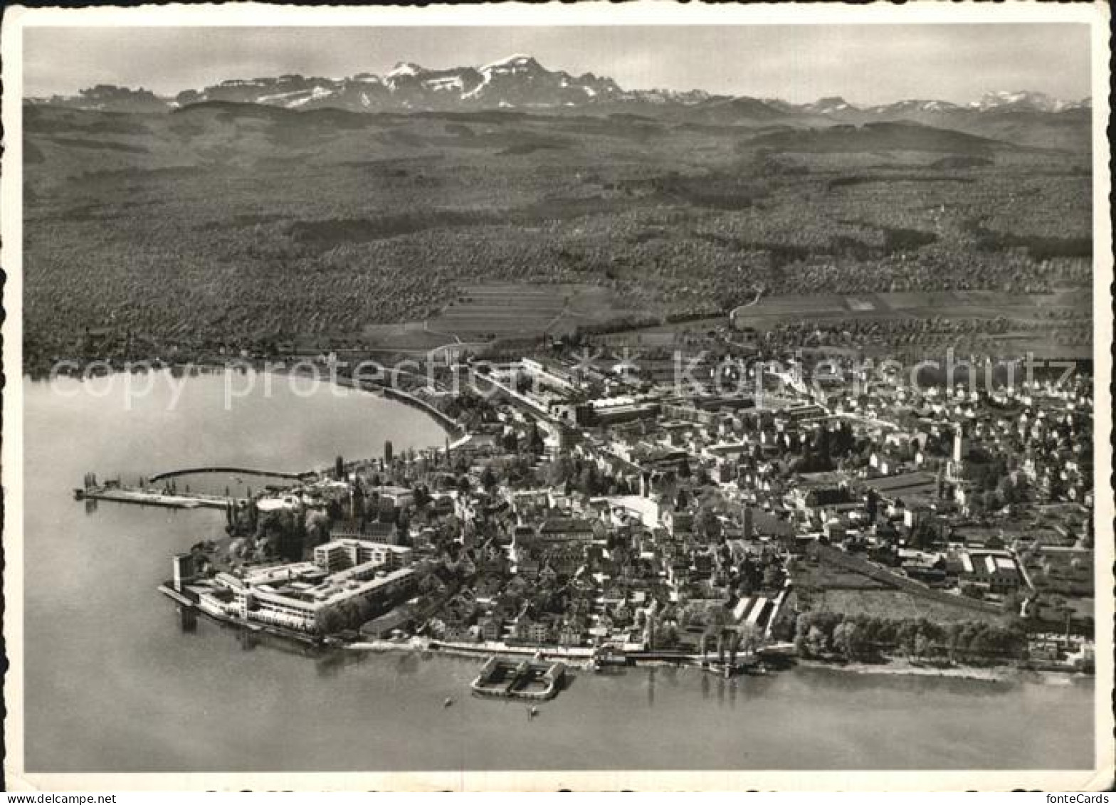 12587745 Arbon  TG Bodensee Saentis Appenzeller Alpen Fliegeraufnahme  - Autres & Non Classés