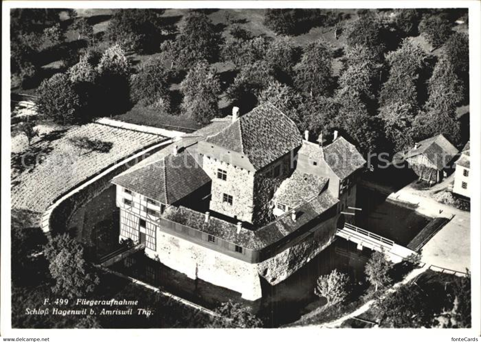 12587735 Hagenwil Schloss Fliegeraufnahme Hagenwil - Autres & Non Classés