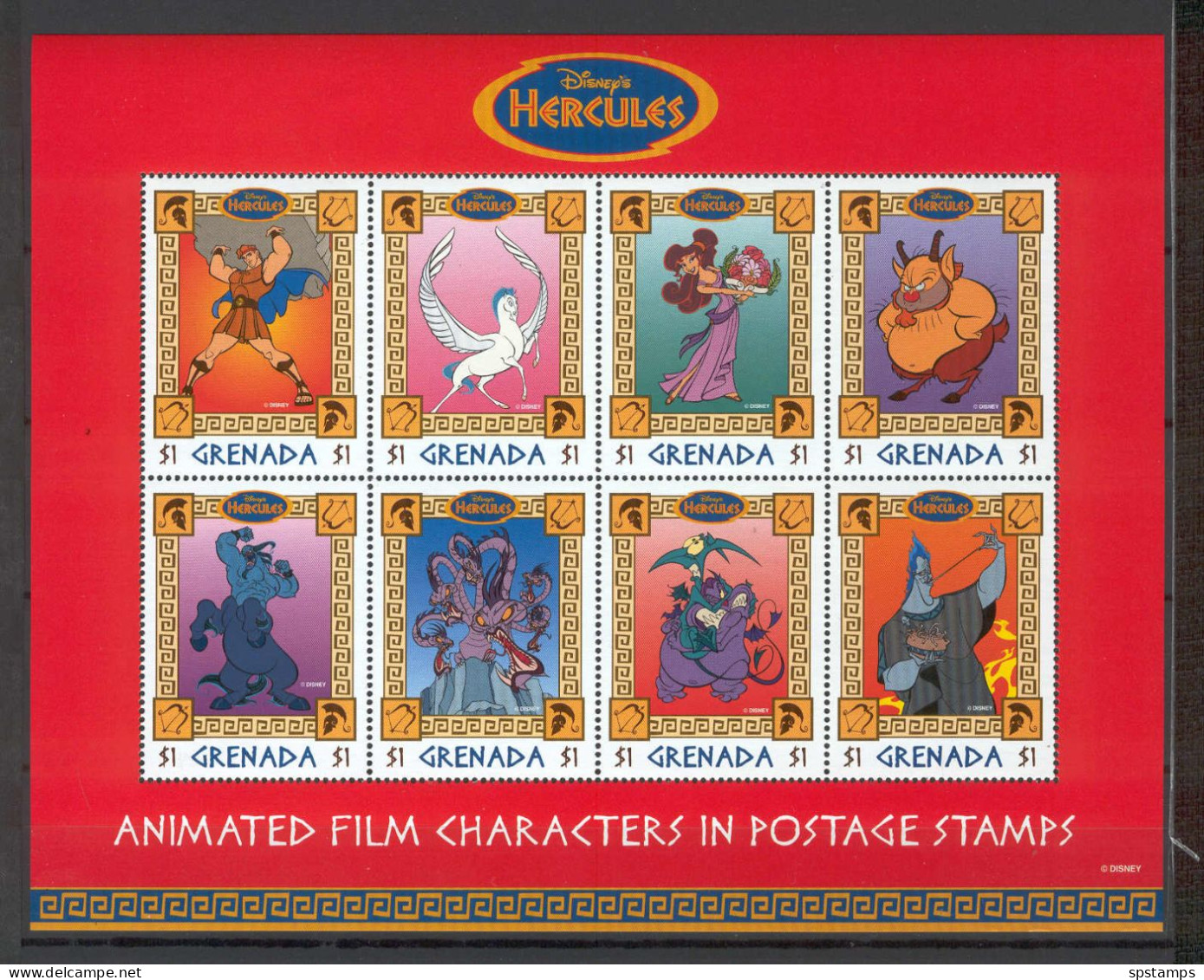 Disney Grenada 1997 Hercules Sheetlet MNH - Disney