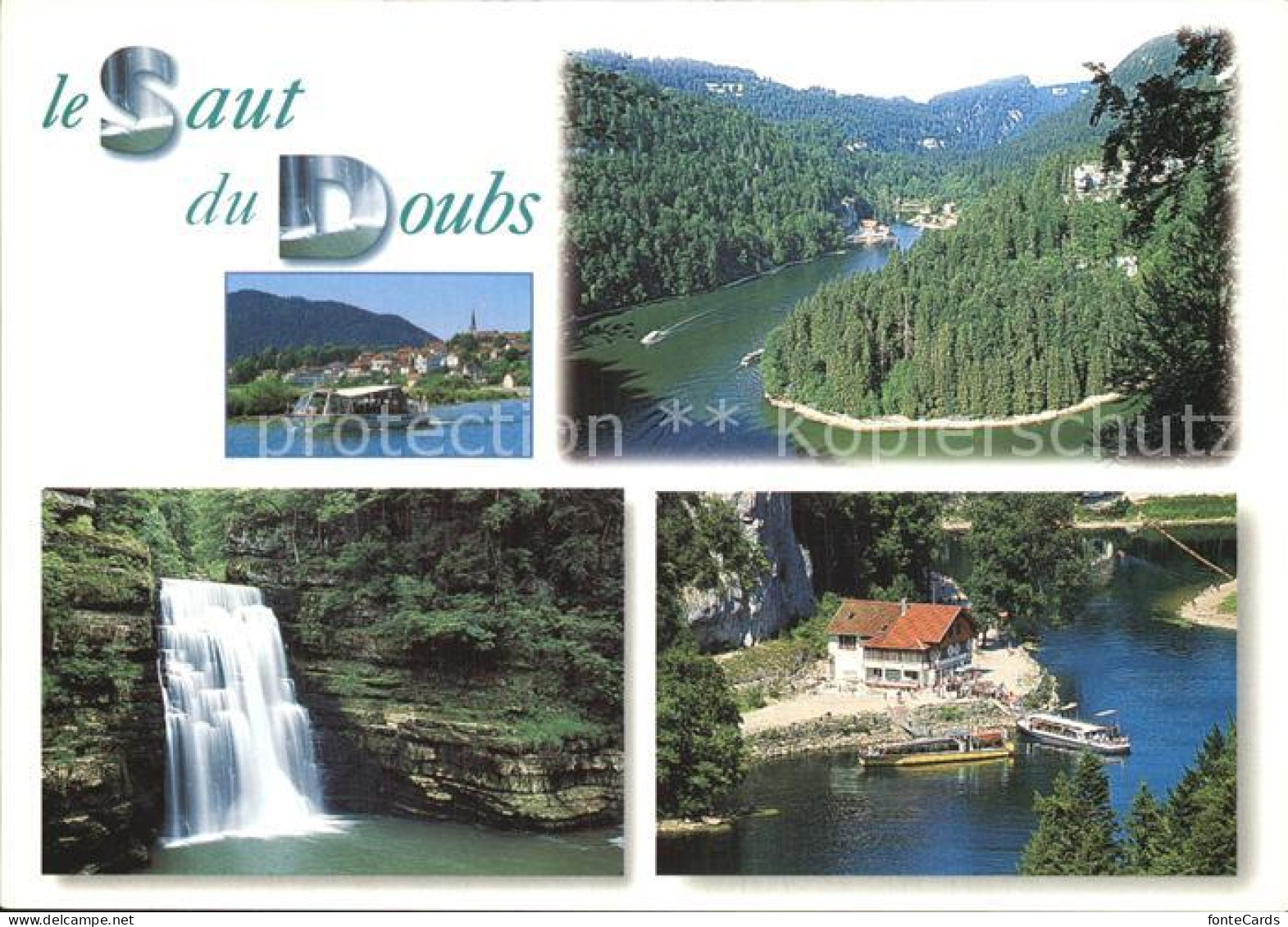 12579695 Les Brenets Saut Du Doubs Cascade Croisiere En Hydrobus Les Brenets - Autres & Non Classés
