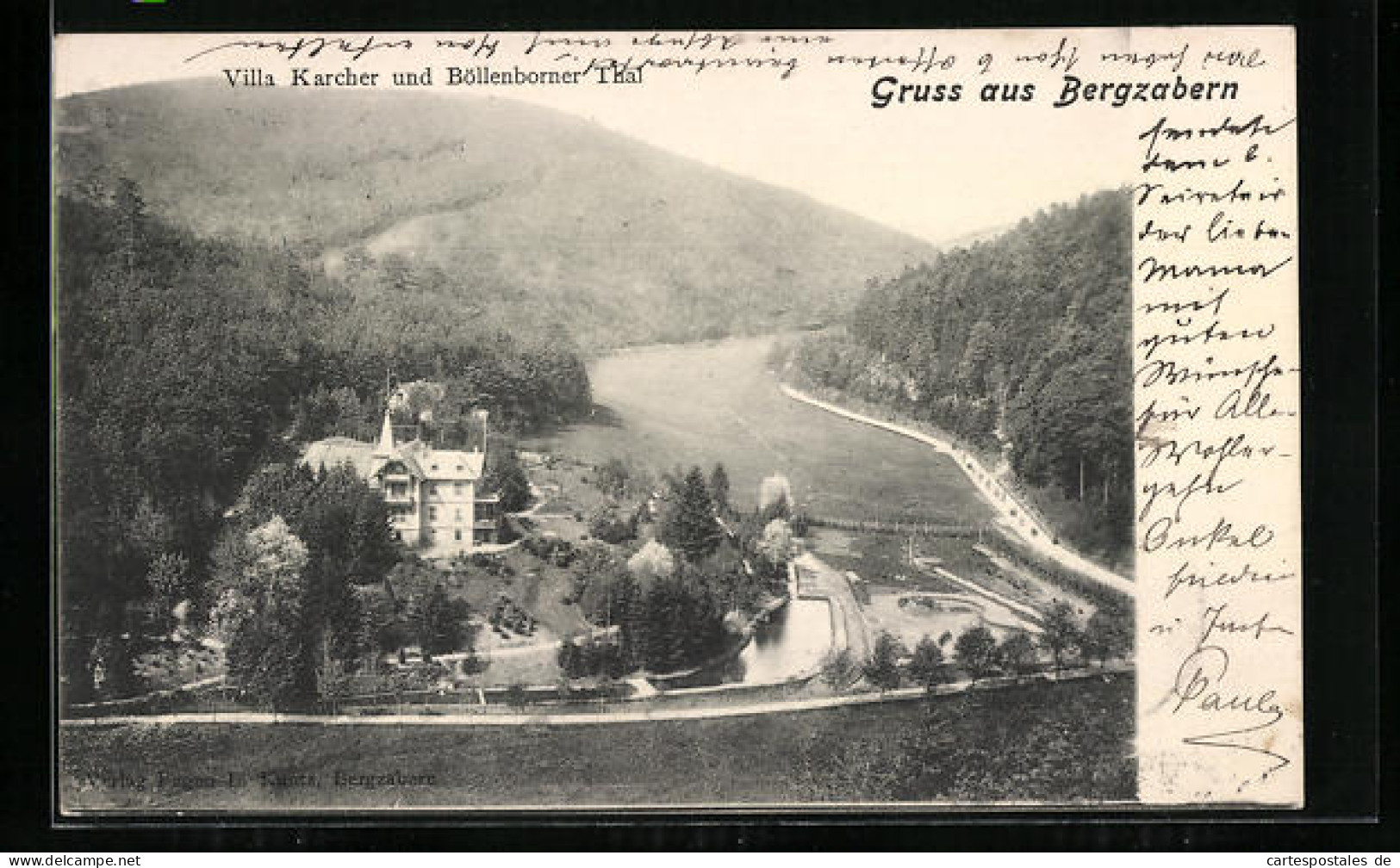 AK Bergzabern, Villa Karcher & Böllenborner Tal  - Bad Bergzabern