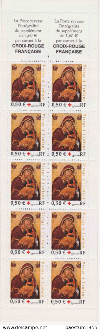 Carnet France Neuf** MNH 2004 Croix-Rouge Française N° 2053 : Vierge A L'enfant (icône De L'école Crétoise) - Croix Rouge