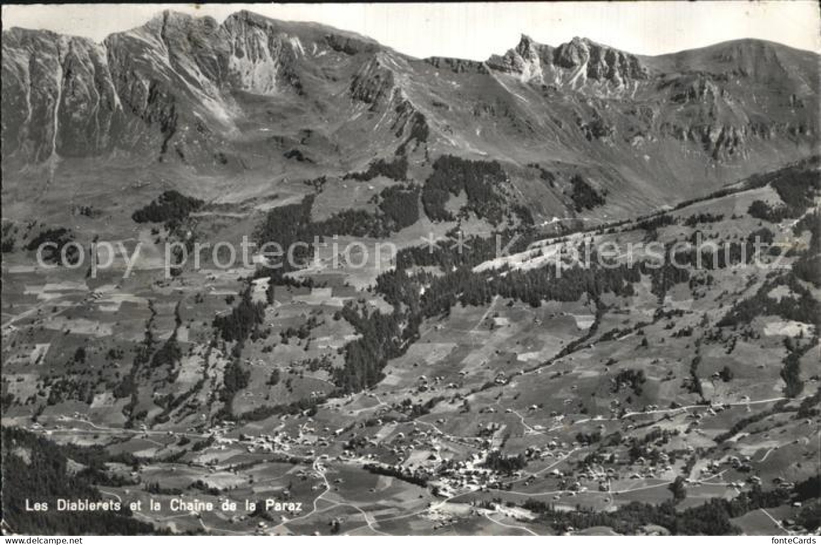 12575845 Les Diablerets Et La Chaine De La Paraz Les Diablerets - Autres & Non Classés