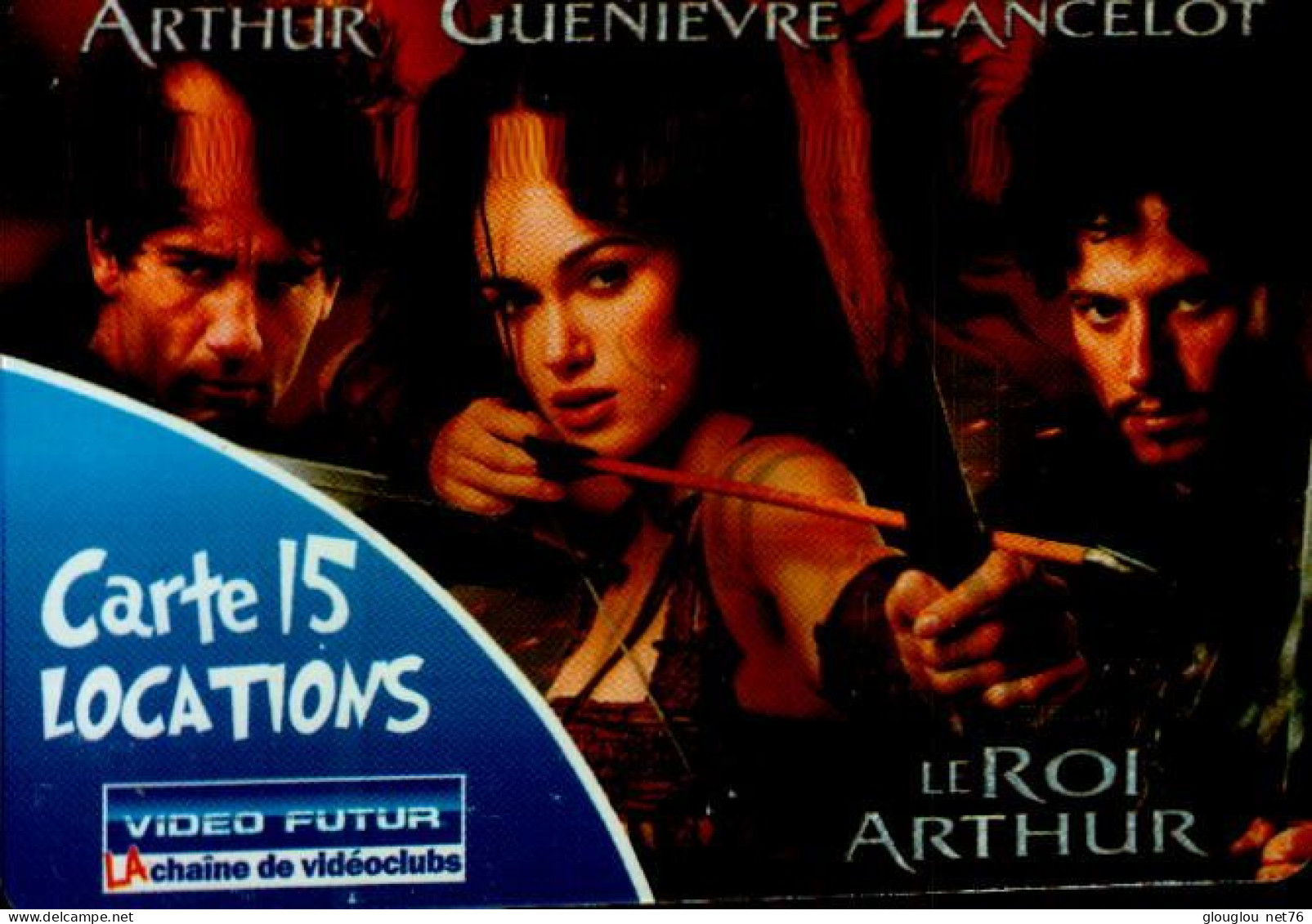 VIDEO FUTUR.. . CARTE 15 LOCATIONS....LE ROI ARTHUR.... - Abonnement