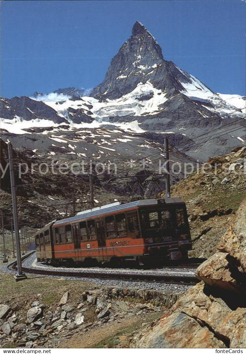 12532025 Gornergratbahn Rotenboden Zermatt Matterhorn  Gornergratbahn - Sonstige & Ohne Zuordnung