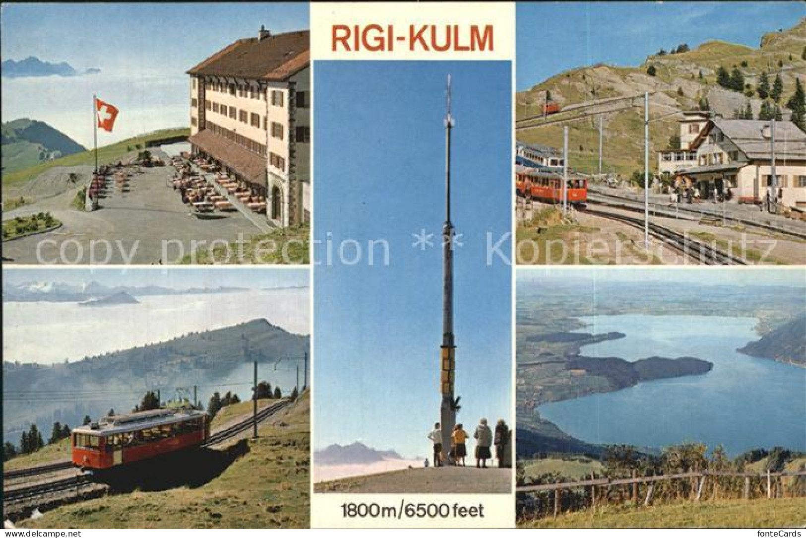 12525505 Rigi Kulm Bergbahn Rigi Kulm - Andere & Zonder Classificatie