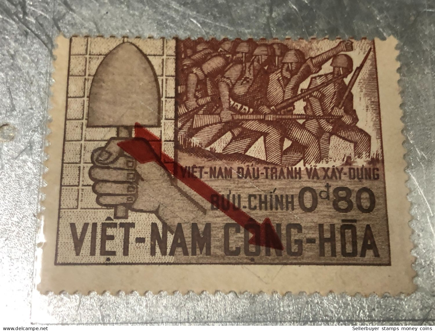 SOUTH VIETNAM Stamps(1966-laiutte Et La-0d80) Piled ERROR(printing)-vyre Rare - Vietnam