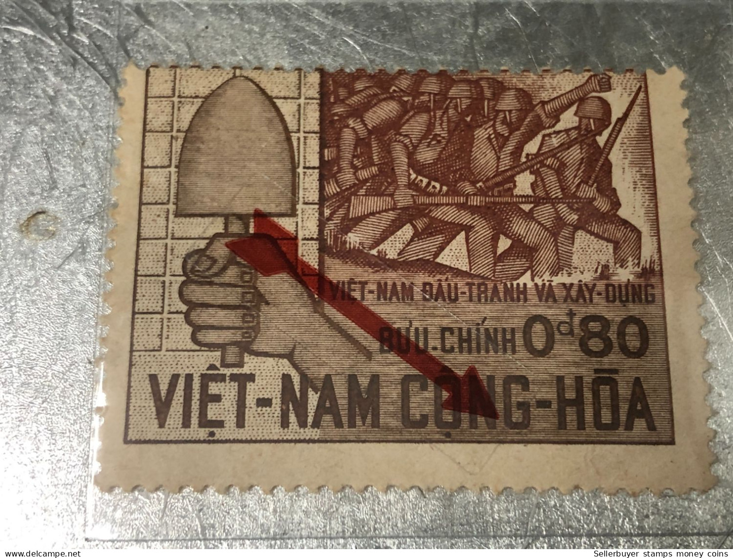 SOUTH VIETNAM Stamps(1966-laiutte Et La-0d80) Piled ERROR(printing)-vyre Rare - Vietnam