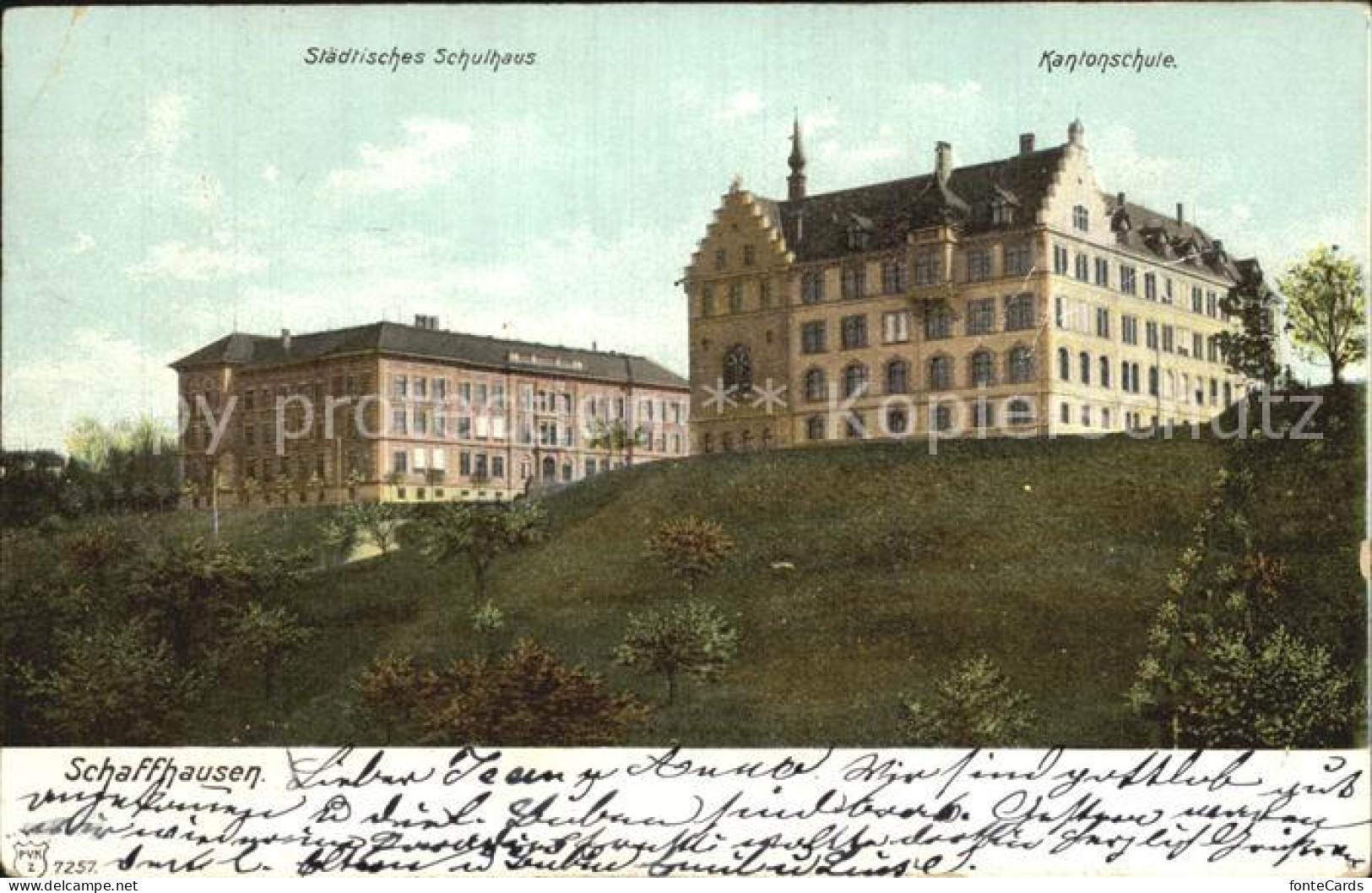 12506015 Schaffhausen SH Staedtisches Schulhaus Kantonschule  Schaffhausen SH - Sonstige & Ohne Zuordnung