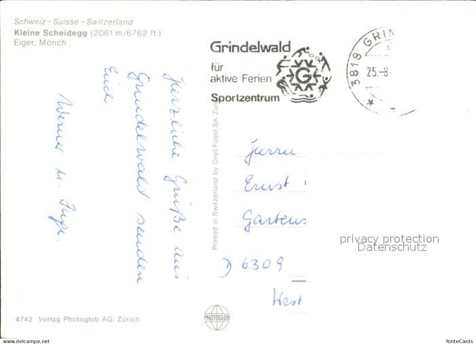 12485065 Grindelwald Kleine Scheidegg Grindelwald - Andere & Zonder Classificatie