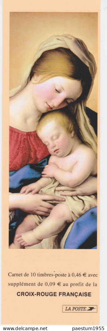 Carnet France Neuf** MNH 2002 Croix-Rouge Française N° 2051 : Le Sommeil De L'enfant Jésus Giovanni Battista Salvi - Rode Kruis